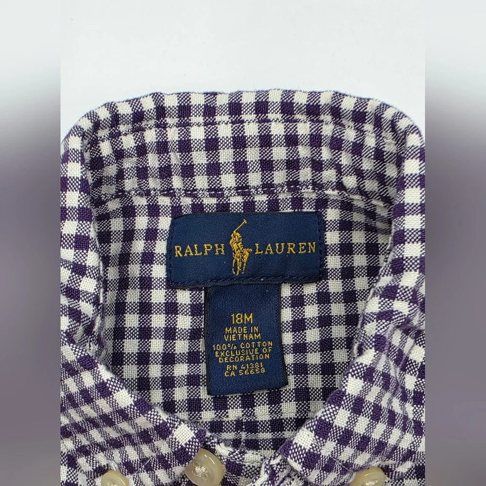 Ralph Lauren baby boy oxford button down size 18 months